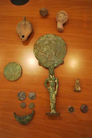 I reperti archeologici ritrovati