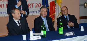 La premiazione da parte del Coni
