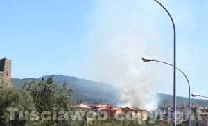 L'incendio in strada Filante