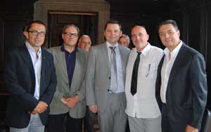 Stefano Signori, Boris Antolic e Giulio Marini