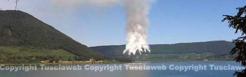 L'incendio al lago di Vico