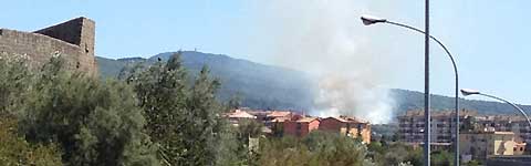 L'incendio a San Martino