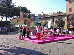 La preparazione della serata