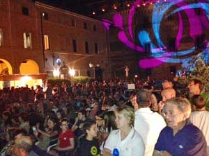 Il pubblico della serata