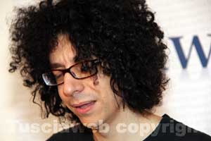 Giovanni Allevi durante l'intervista