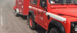 Vigili del fuoco in azione