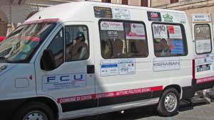 Il pulmino per il trasporto dei disabili