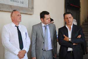 Stefano Signori, Boris Antolic e Giulio Marini