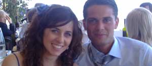 Gli sposi Alessandra Scappini e Marco Mencarelli