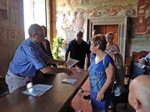 Danti alla cerimonia di premiazione