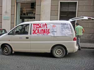 Tuscia solidale in partenza per l'Emilia