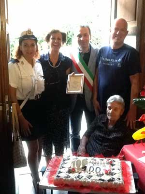Canino festeggia i 100 anni di Rosa Mariani in Macchioni