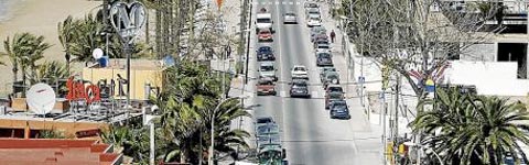 Doctor Fleming Avenue a Ibiza - La strada dove è avvenuta l'aggressione