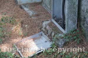 La cabina dell'Enel in cui è stato ritrovato il cadavere