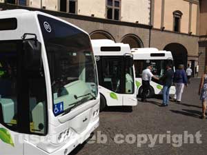 I tre nuovi bus elettrici