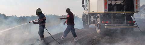 Stoppie in fiamme