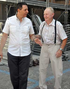 Il sindaco Marini e Cesarini a San Sisto