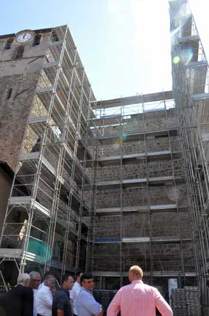 Il ponteggio di Fiore del cielo