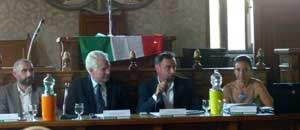 Un'immagine della conferenza stampa