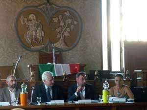 Un'immagine della conferenza stampa