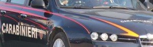 Una pattuglia dei carabinieri