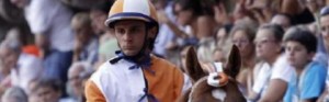 Alessandro Colombati, il fantino ronciglionese che ha corso la prima prova del Palio di Siena
