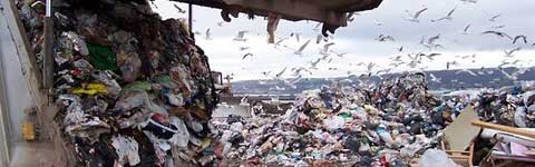 Una discarica