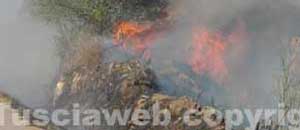 Un incendio