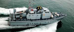 La guardia di finanza in azione
