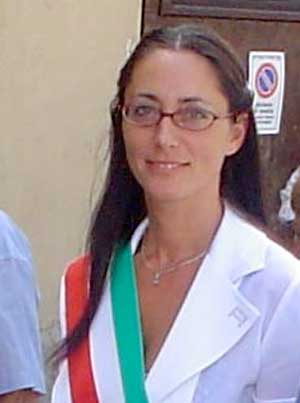 Il sindaco di Tessennano Milena Piermaria