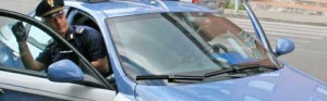 Una pattuglia della polizia