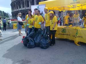 Una delle iniziative di Roma