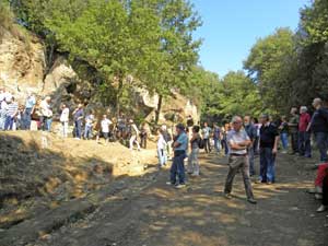 La passeggiata a Castel d'Asso