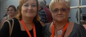 Daniela Bizzarri alla festa dell'Unità nazionale