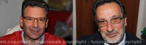 Francesco Serra e Sandro Mancinelli