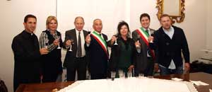 Un'immagine della cerimonia
