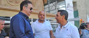 Roberto Giacobbo e il sindaco Giulio Marini