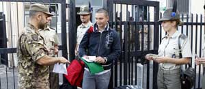 L'arrivo degli allievi
