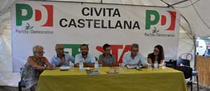 Egidi (Pd) alla festa democratica dell'unità di Civita Castellana