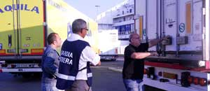 La guardia costiera in azione