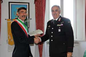La premiazione dei carabinieri