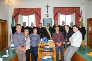 La premiazione dei carabinieri