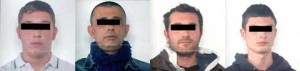 I quattro arrestati