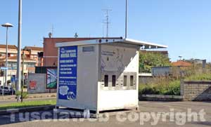 La casa dell'acqua in via Falcone e Borsellino