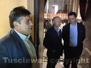 L'assessore Muroni, il vicesindaco Buzzi e il sindaco Marini