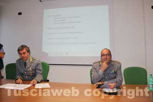 Un momento della conferenza indetta per illustrare i dettagli dell'operazione
