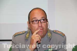 Il comandante provinciale della forestale Giampiero Costantini