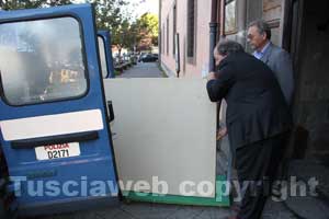 La riconsegna degli affreschi