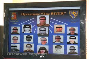I sedici arrestati