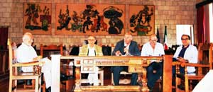 L'architetto Cervellati in un precedente incontro nella sala consiliare